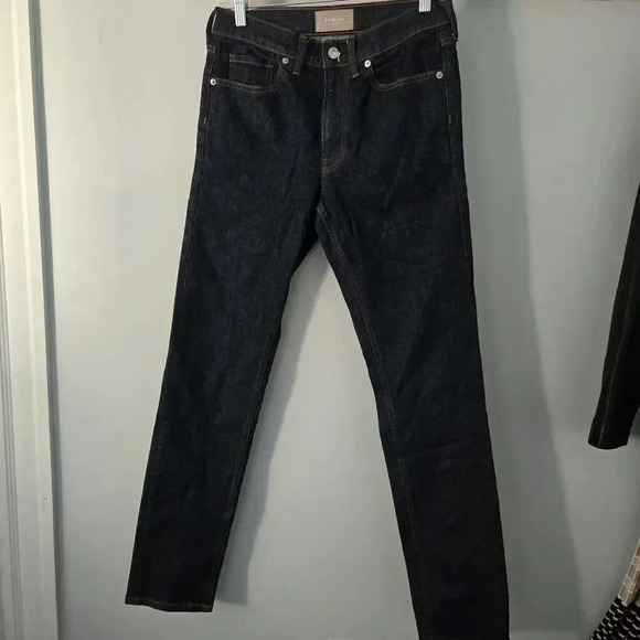 Everlane‎ 139393 Men's Sz 30x32 Blue The Slim Fit Stretch Denim Jeans $98+ - Picture 2 of 6